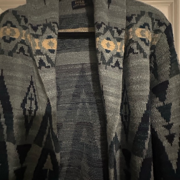 Polo by Ralph Lauren Geometric Cardigan - Picture 2 of 6